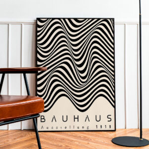 Bauhaus Black and White abstract 1