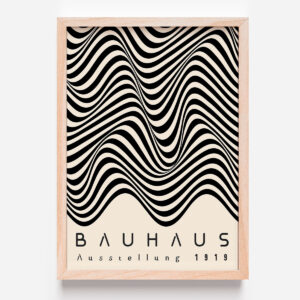 Bauhaus Black and White abstract 1