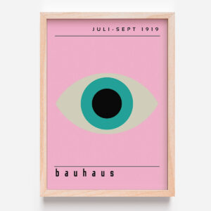 Bauhaus eye pink