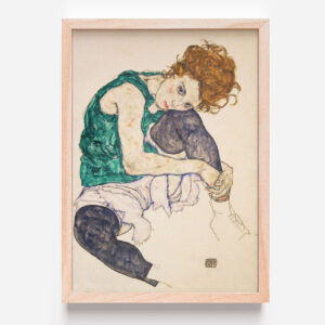 EGON SCHIELE - Mujer sentada