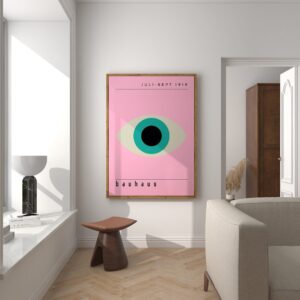 Bauhaus eye pink