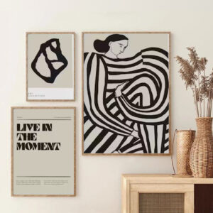 Abstract woman modern - set irregular