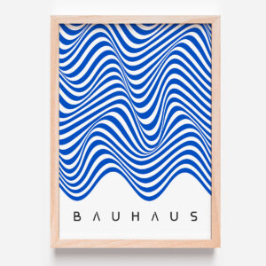 Bauhaus zebra blue 1