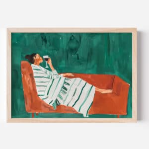 Cuadro Mujer en el Sofá