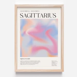 Sagitario Cuadro Zodiaco